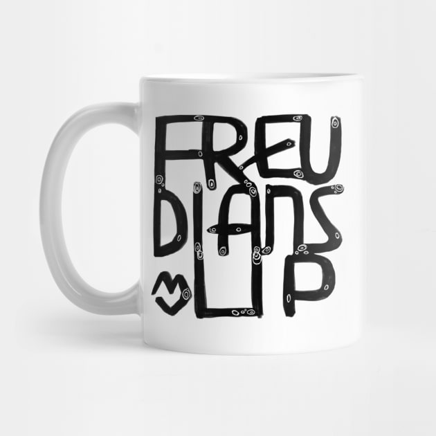 Freud, Pun, Freudians Lip, Freudian Slip by badlydrawnbabe